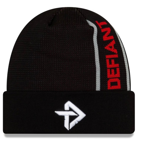 New Era Toronto Defiant Black Cuffed Knit Hat - Picture 1 of 1